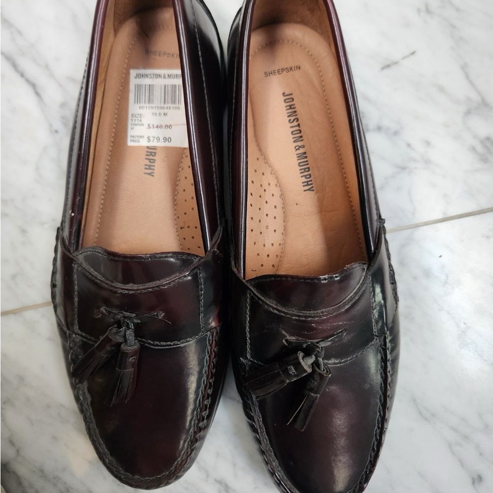 Johnston Murphy Men’s Black Tassel Loafer